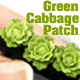 O-SCALE GREEN CABBAGE ROW